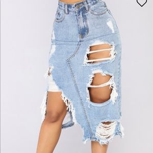 Jean skirt
